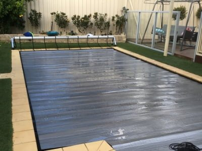 Swimming pool blankets by conquest pools Albury Wodonga your local swimming pool company